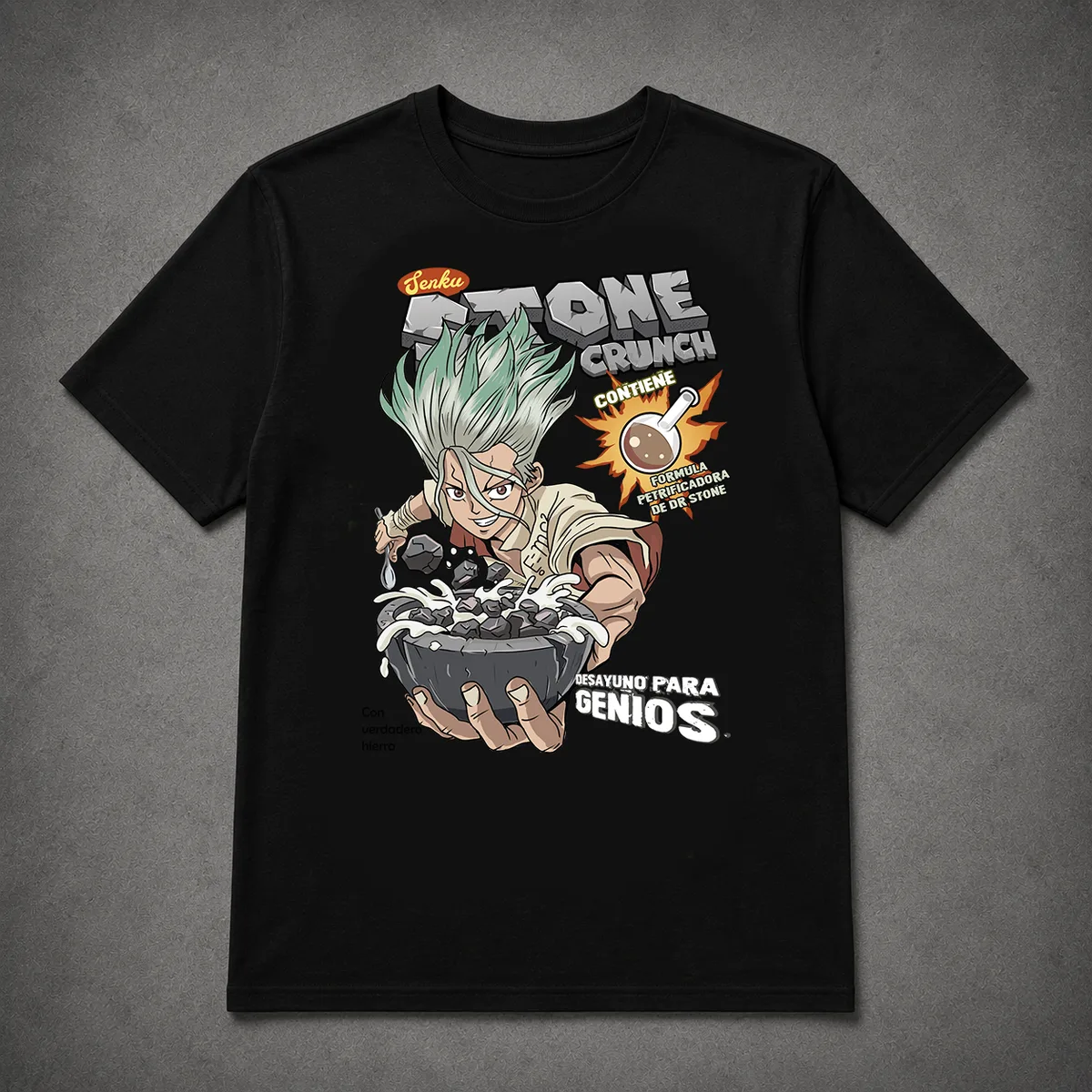 Playera senku Stone crunch
