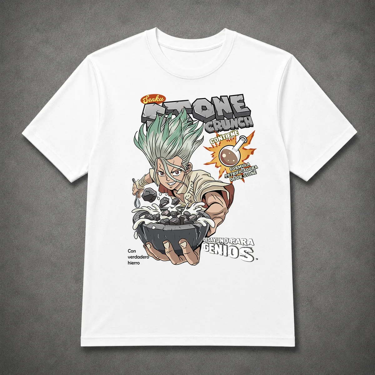 Playera senku Stone crunch