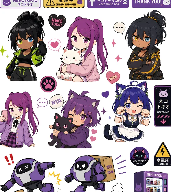 Stikers la mona china